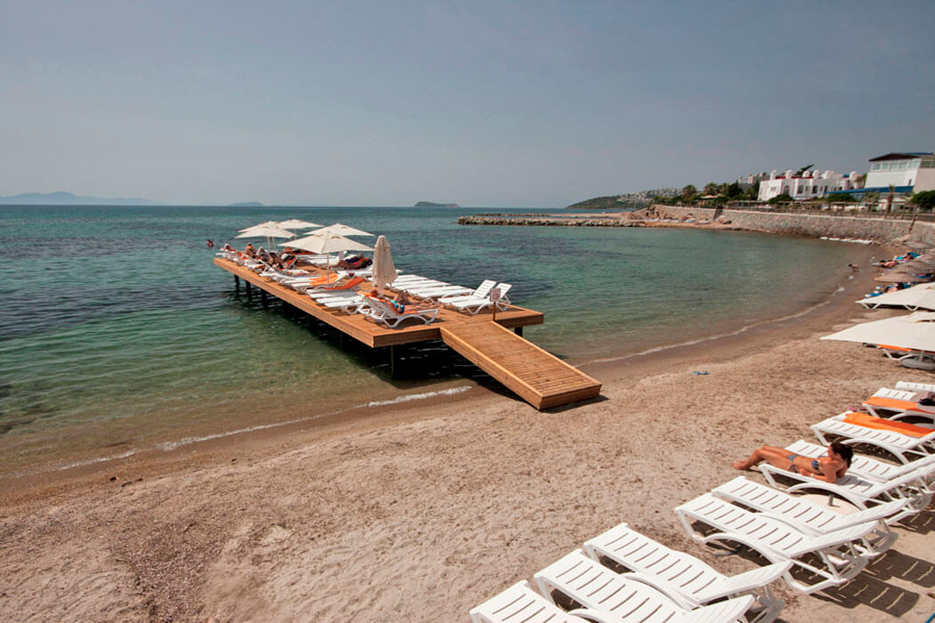 Hotel Dragut Point South - plaża