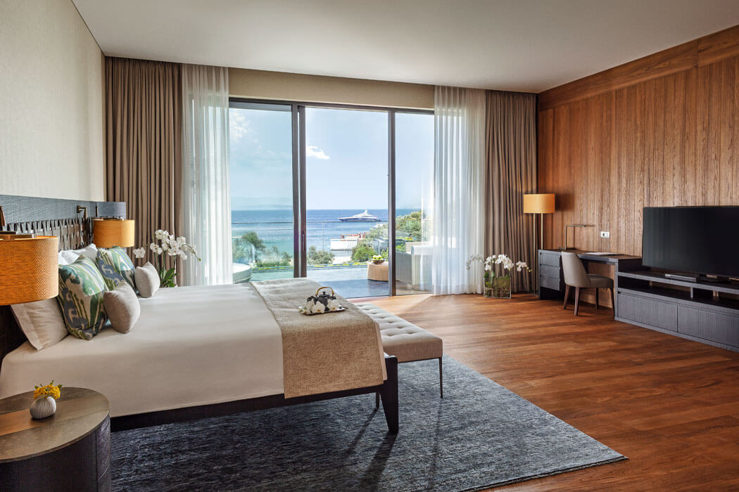 Hotel Mandarin Oriental Bodrum - widok na pokój alisya beach willa