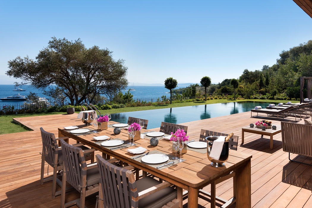 Hotel Mandarin Oriental Bodrum - widok z willi presidential