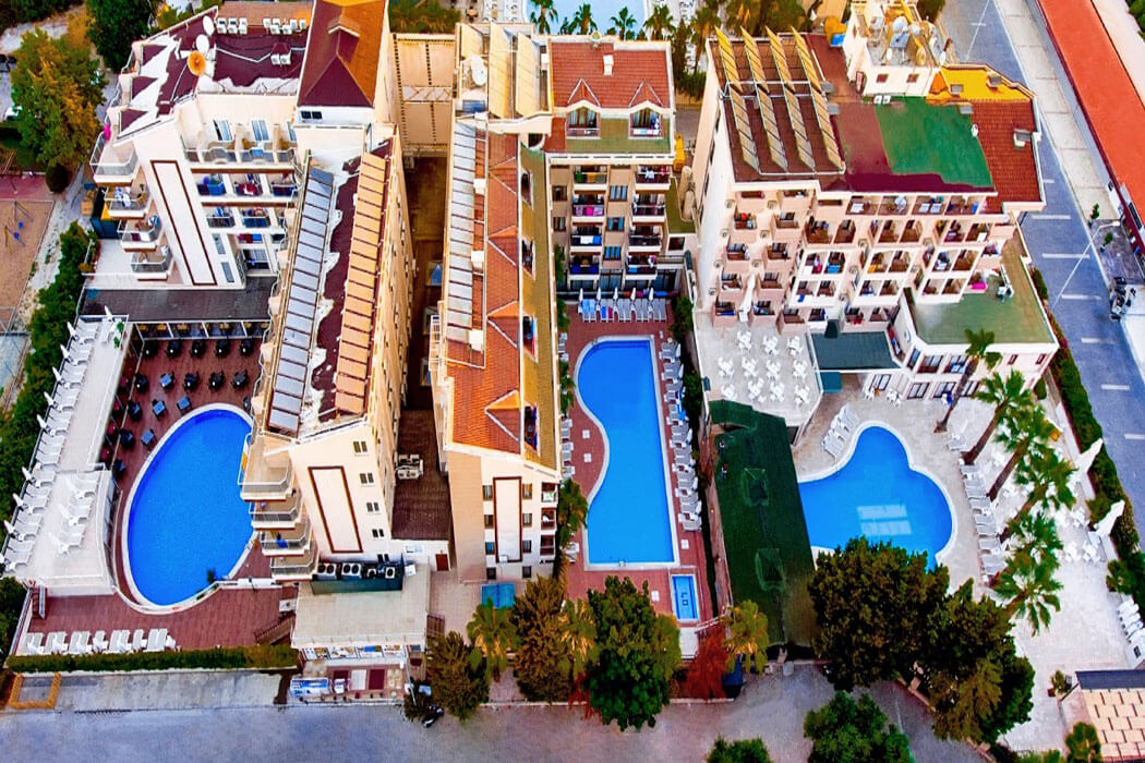 Hotel Sun Beach Park & Spa - widok z góry na teren hotelu