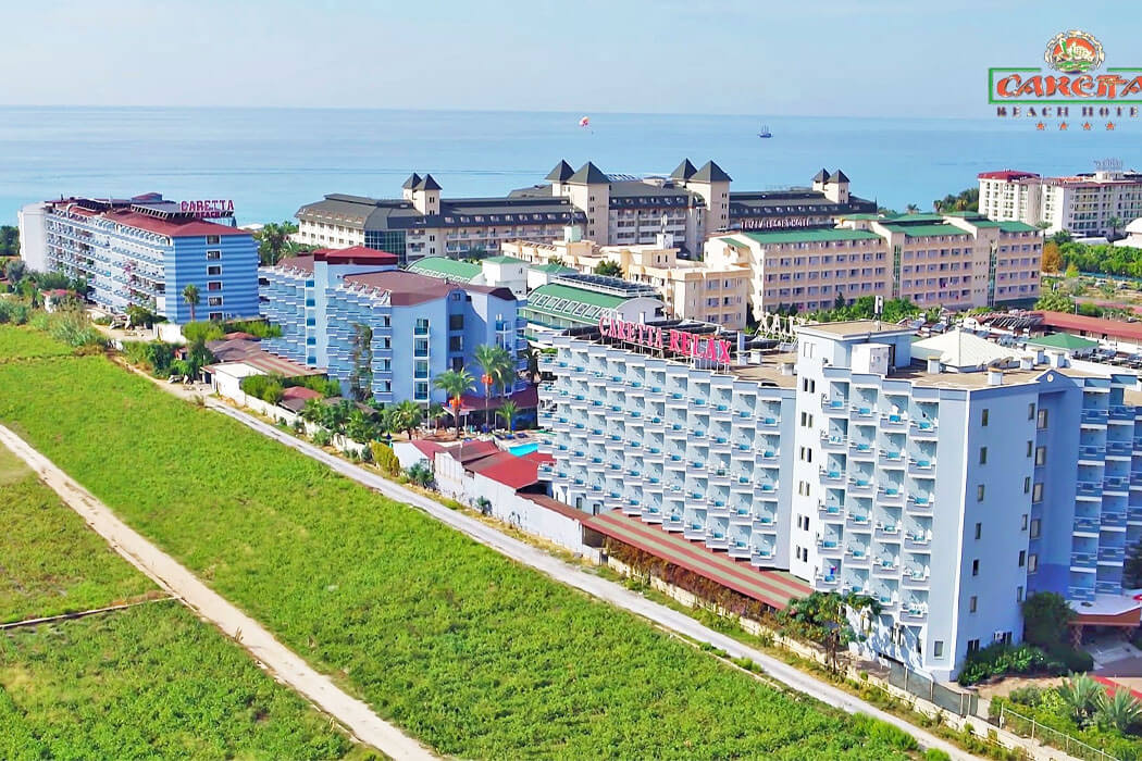 Caretta Relax Hotel - widok na teren hotelu z lotu ptaka