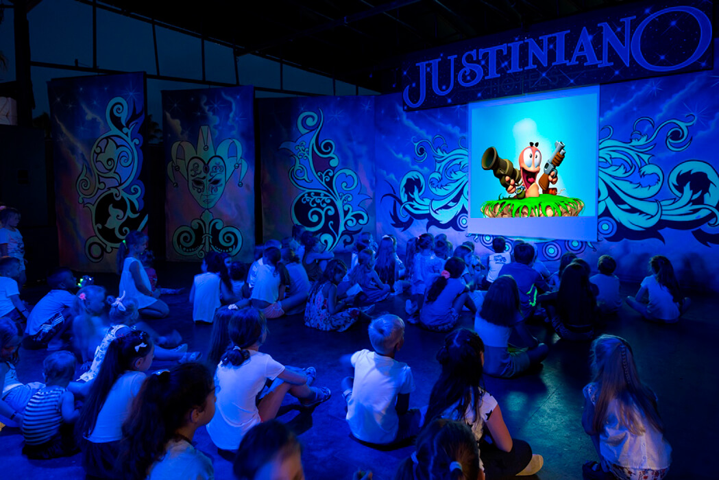 Hotel Justiniano Club Park Conti - seans filmowy dla dzieci