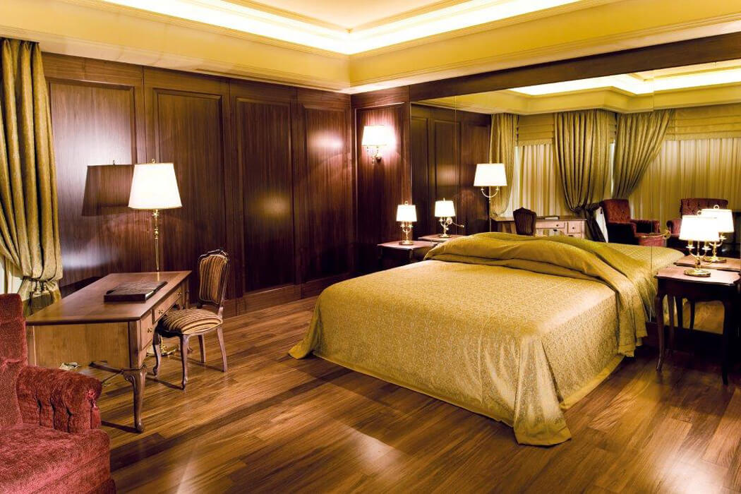 Hotel Gloria Serenity Resort - przykładowa sypialnia w presidental willi