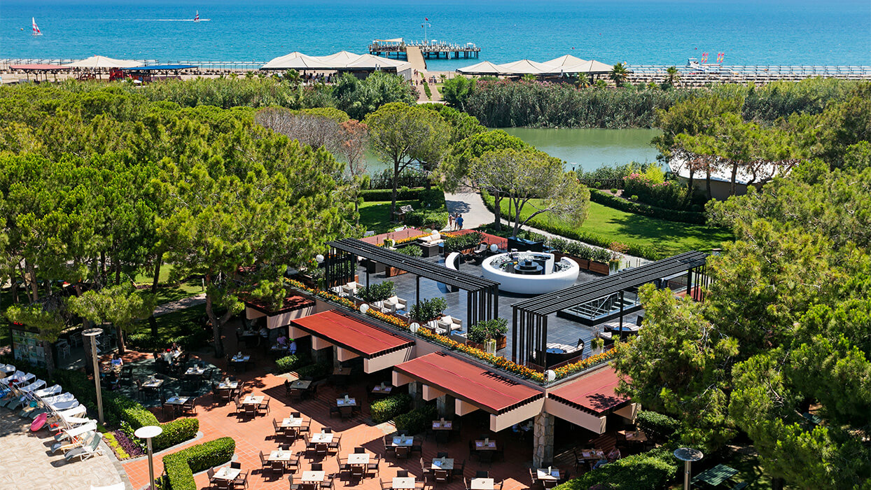 Xanadu Resort - widok na restaurację i morze