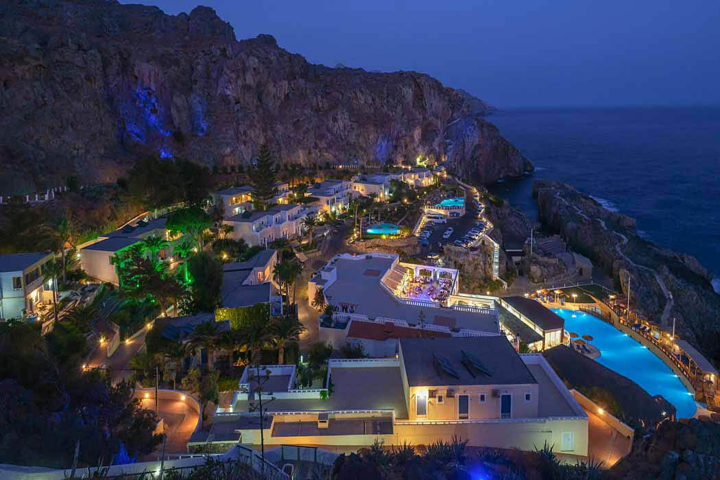 Hotel Kalypso Cretan Village Resort and Spa - wieczorna panorama