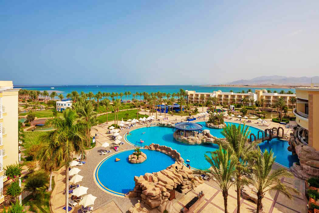 Hotel Sentido Palm Royale Soma Bay Resort - widok na hotel