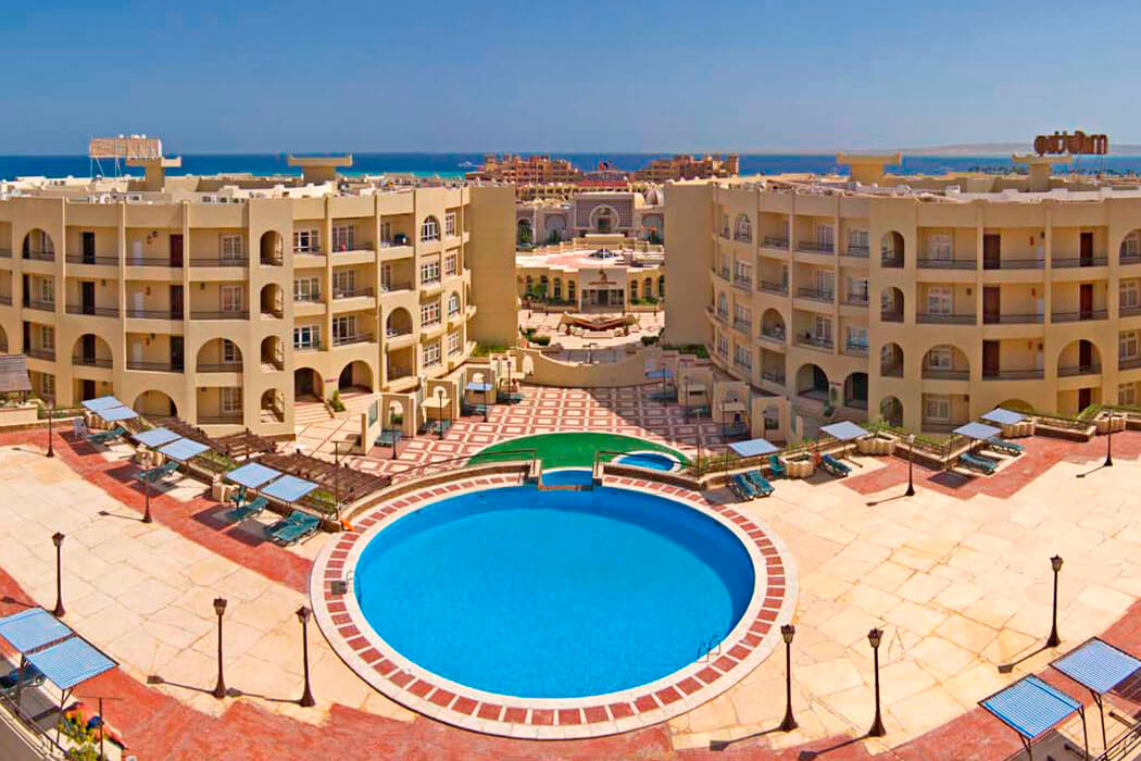 Hotel Sunny Days Mirette Apartments - panorama hotelu