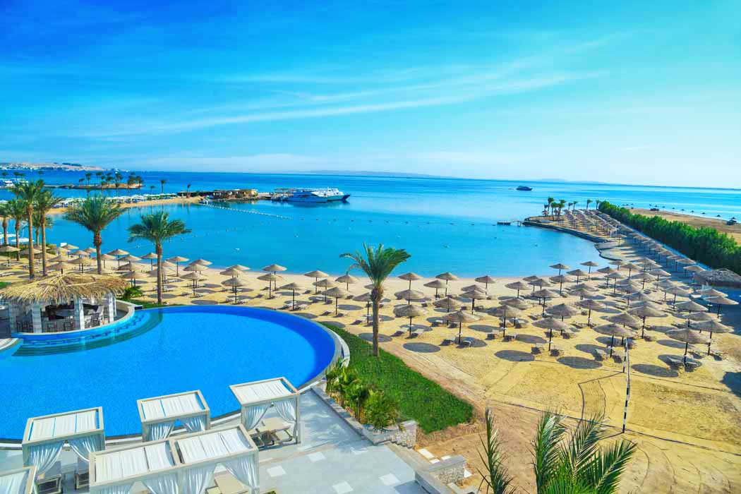 Hotel Jaz Casa Del Mar Beach - widok na zatokę