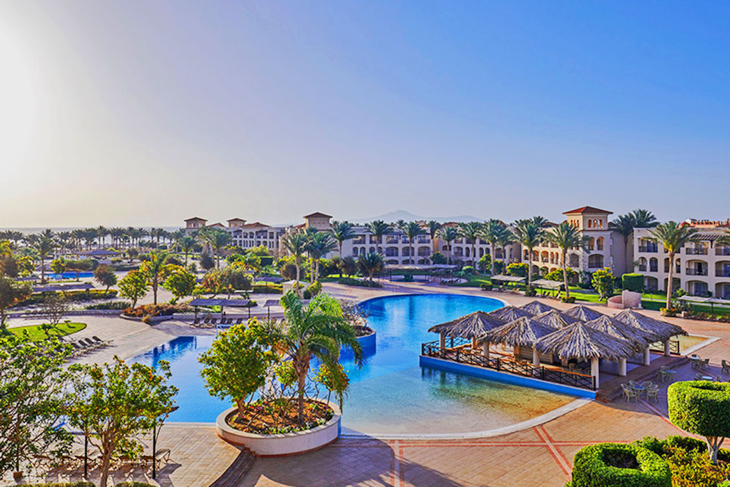 Hotel Jaz Mirabel Beach - widok na hotel