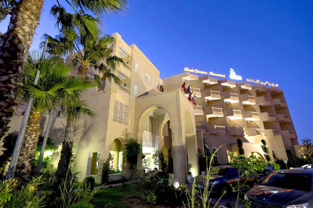 Hotel Houda Yasmine Hammamet - budynek z zewnątrz