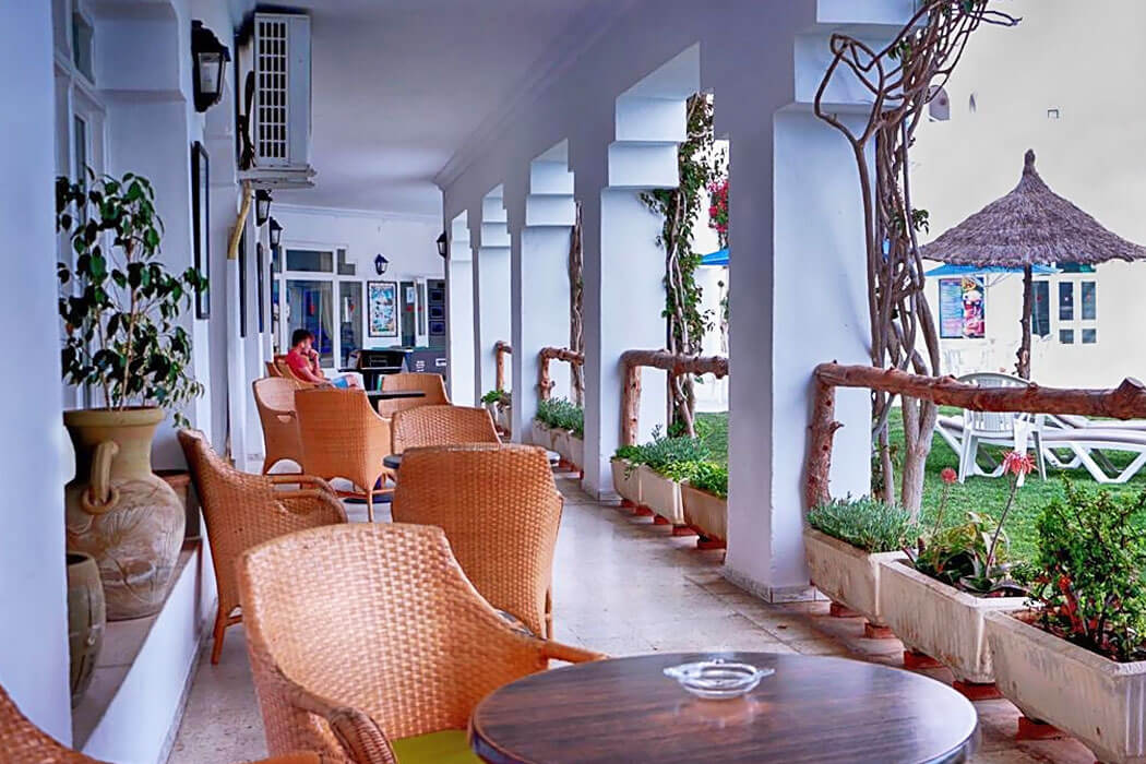 Hotel Le Khalife - na tarasie