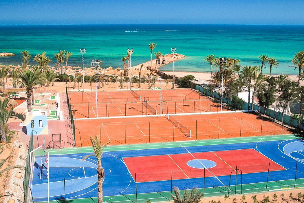 Hotel Club Palm Azur - kort tenisowy