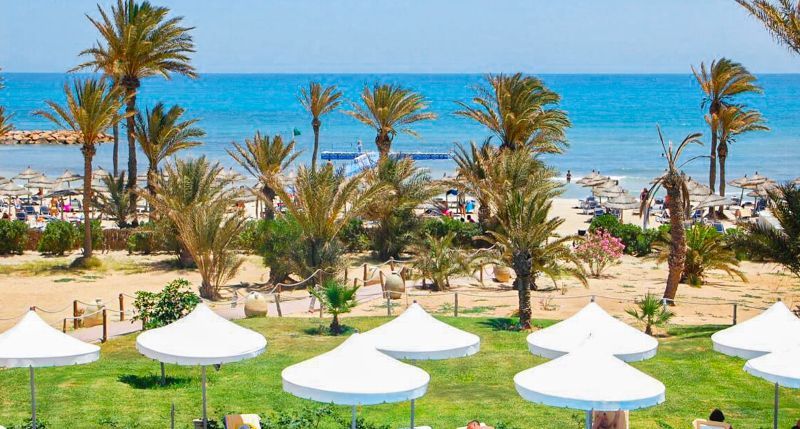 Hotel Club Palm Azur - widok na morze
