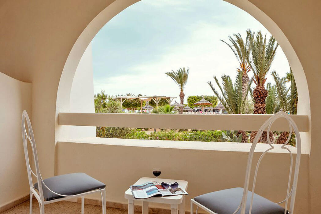 Hotel Djerba Aqua Resort - jeden z balkonów