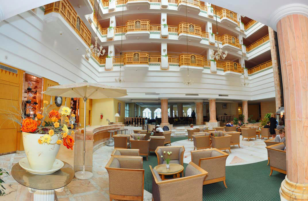 Hotel Marhaba Royal Salem - widok na lobby