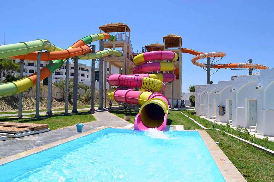 Hotel Aquasplash Thalassa Sousse - basen ze zjeżdżalnią