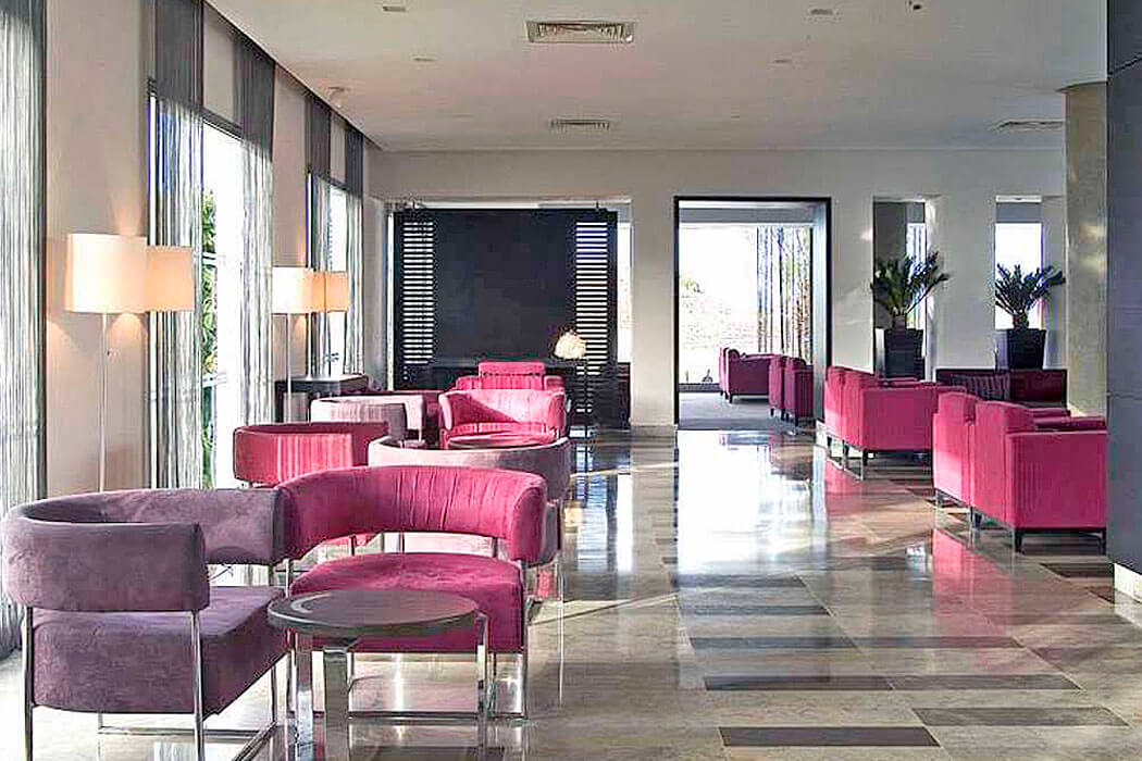 Hotel Aquasplash Thalassa Sousse - fotele w lobby