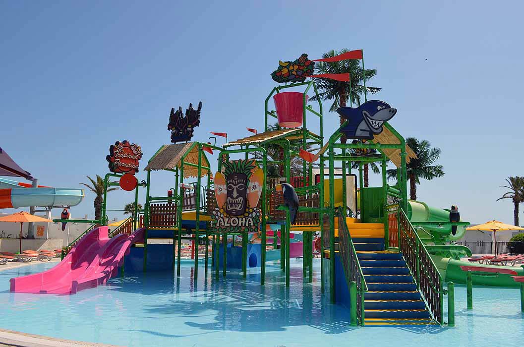 Hotel Aquasplash Thalassa Sousse - wodny plac zabaw