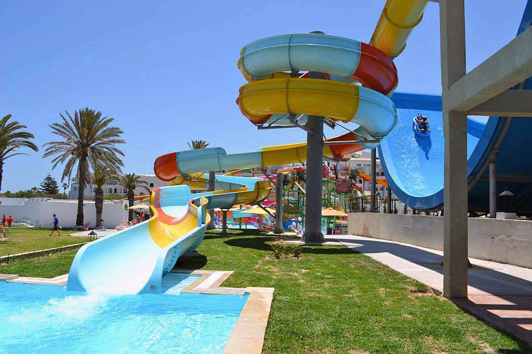 Hotel Aquasplash Thalassa Sousse - zjeżdżalnia typu anaconda