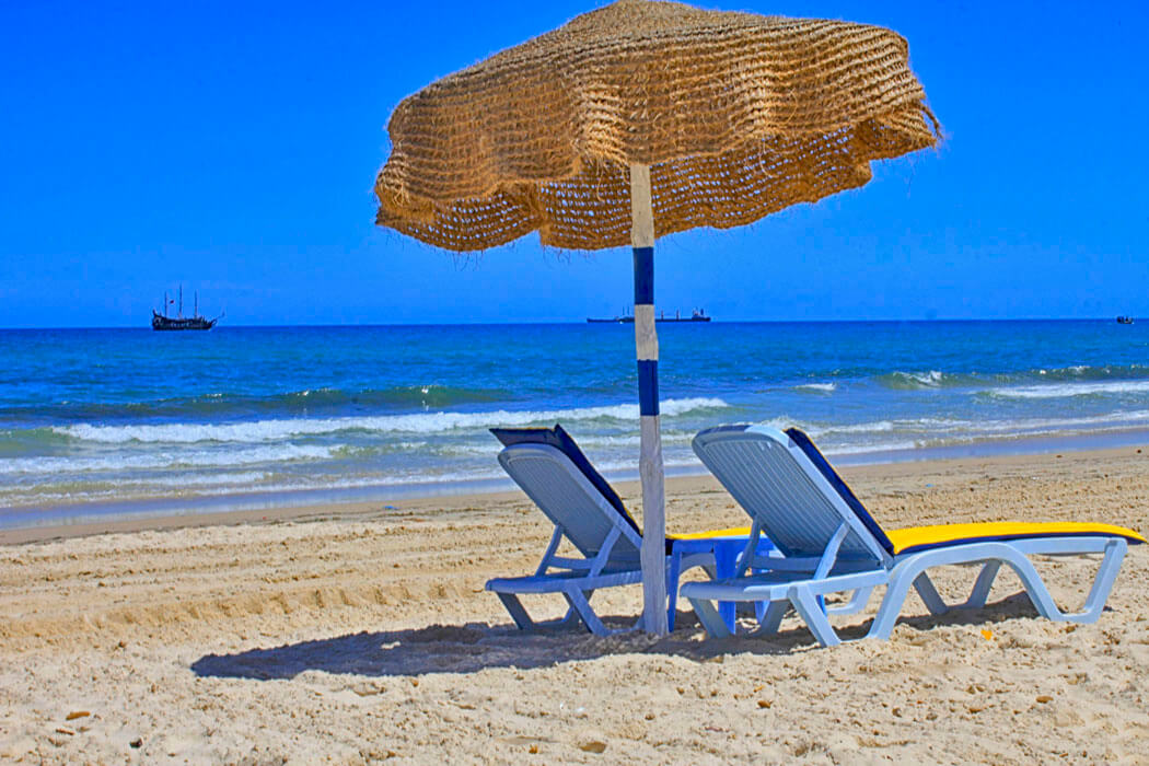 Hotel Sousse City & Beach - piaszczysta plaża