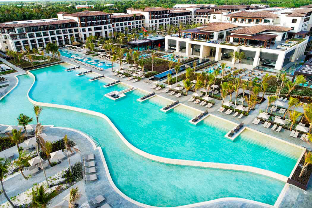 Hotel Lopesan Costa Bavaro Resort, Spa & Casino - basen z lotu ptaka