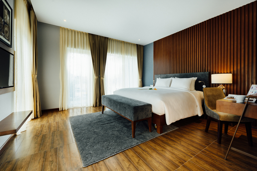 Hotel Novotel Phu Quoc Resort - sypialnia w DELUXE VILLA