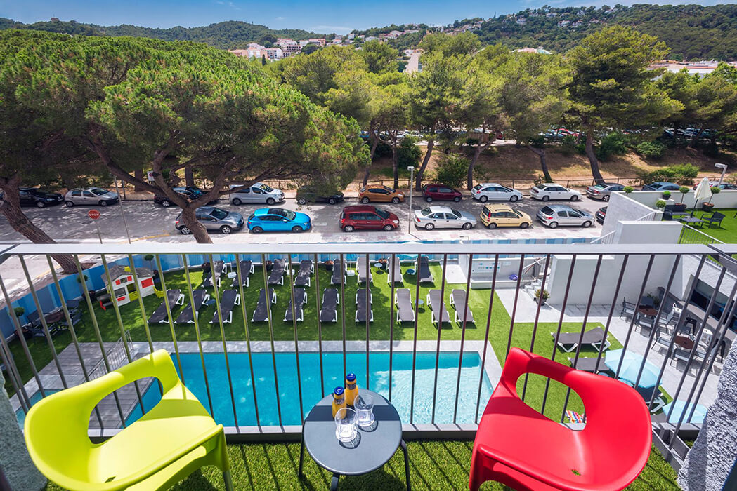 Hotel Ght Sa Riera - widok z balkonu