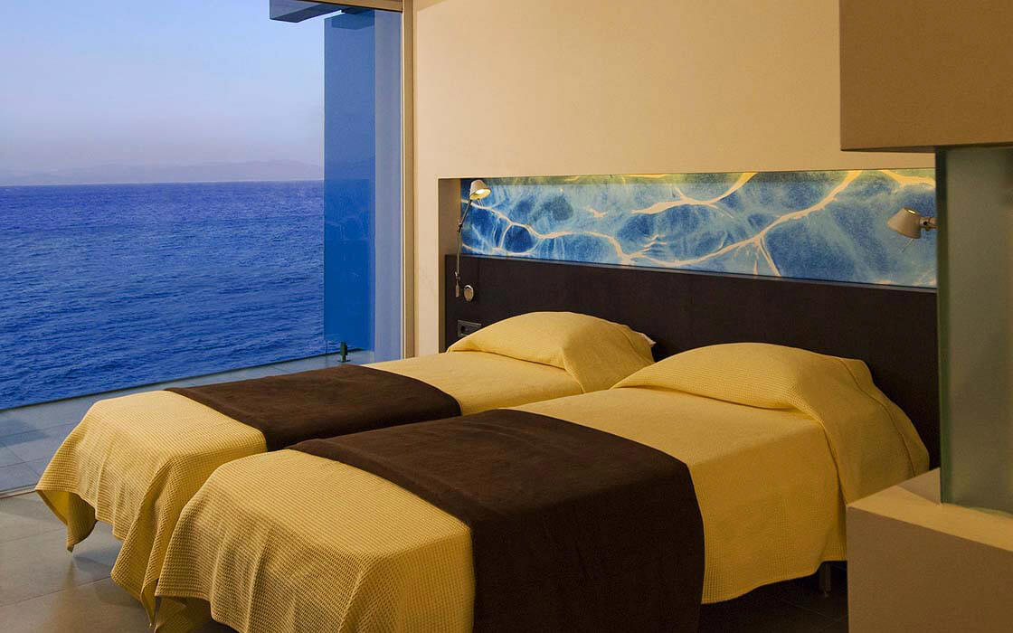 Hotel Kos Aktis Art - dwa pojedyncze łóżka