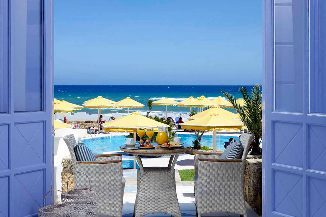 Hotel Serita Beach - widok z hotelu