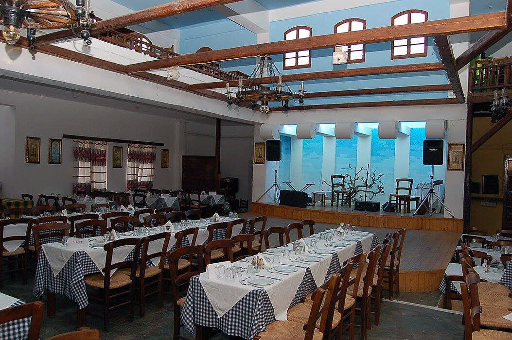 Hotel Arolithos Traditional Cretan Village - stoły
