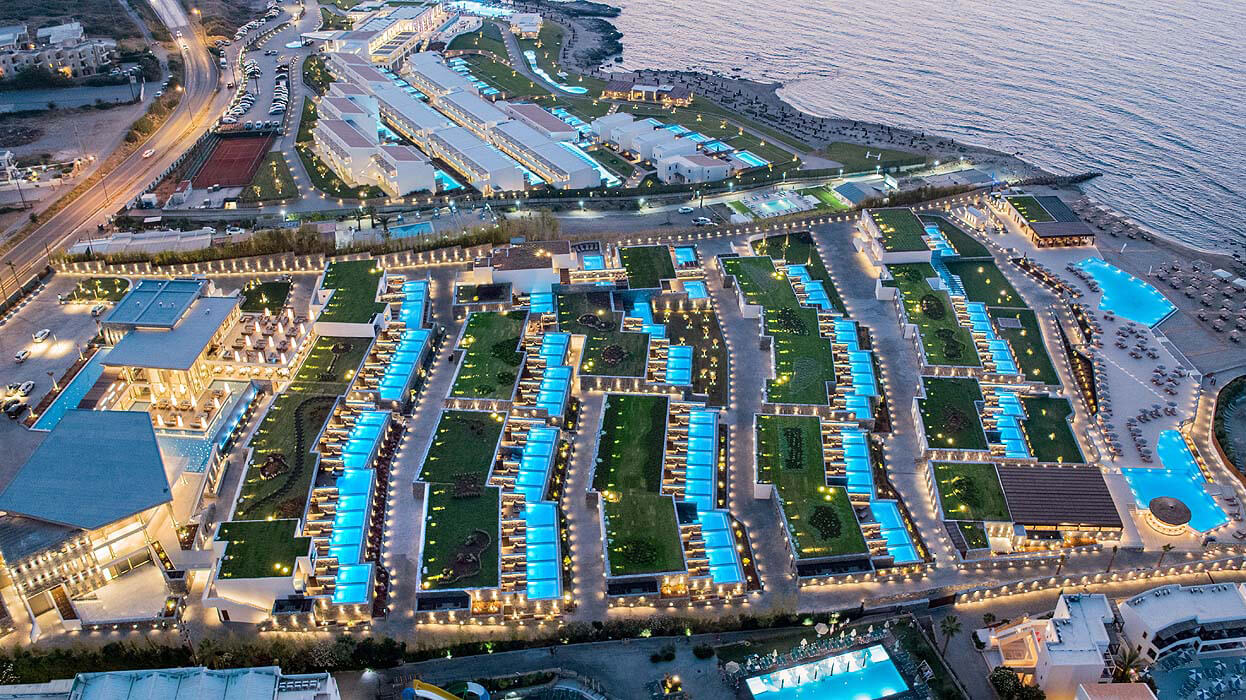 Hotel Nana Princess - widok z lotu ptaka