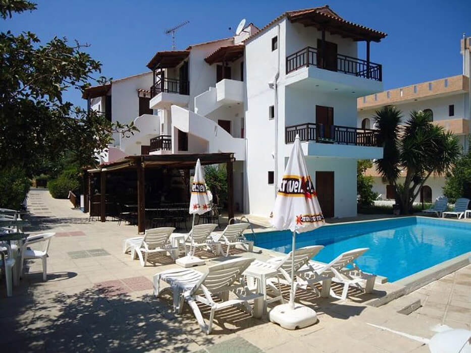 Hotel Sirocco Apartments - wakacje Grecja