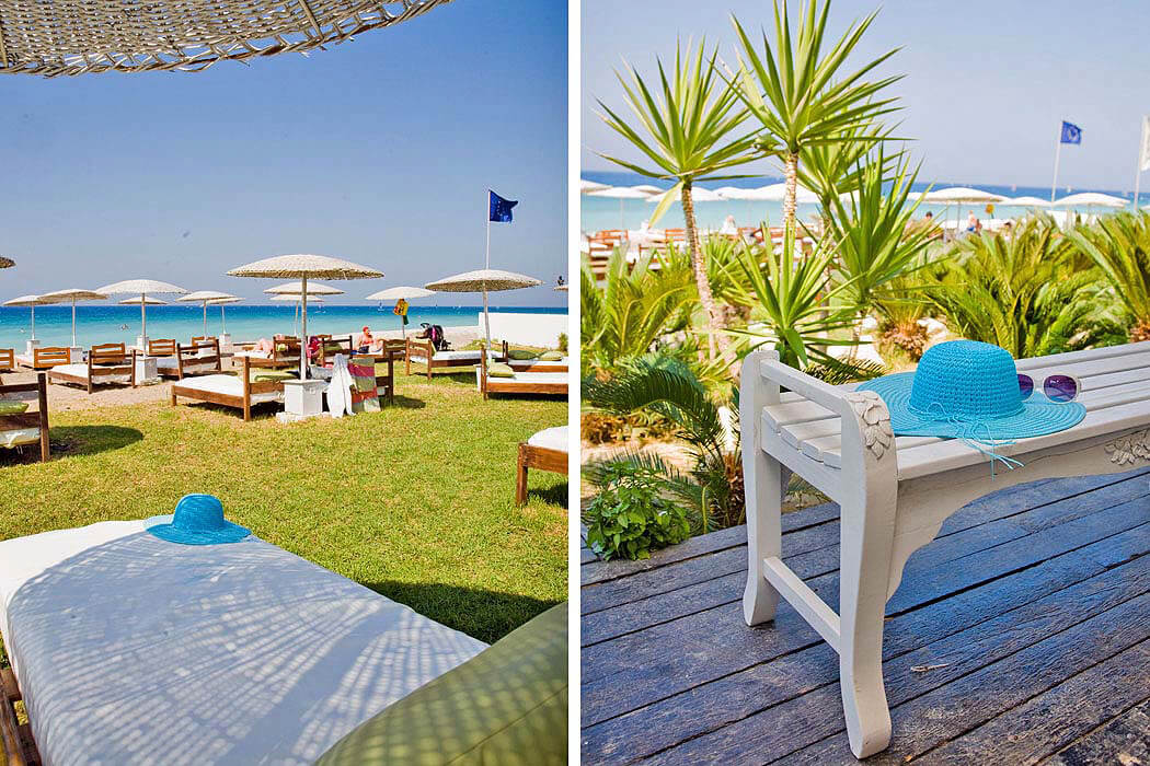 Hotel Dodeca Sea Resort - leżaki na plaży