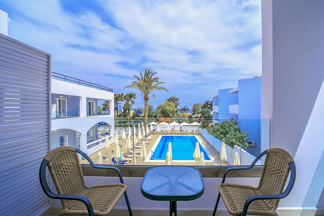 Oceanis Park Hotel - widok z balkonu