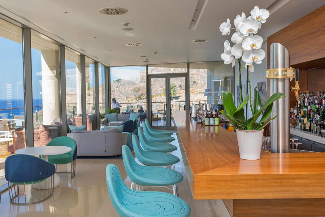 Lindos Blu Luxury Hotel & Suites - bar