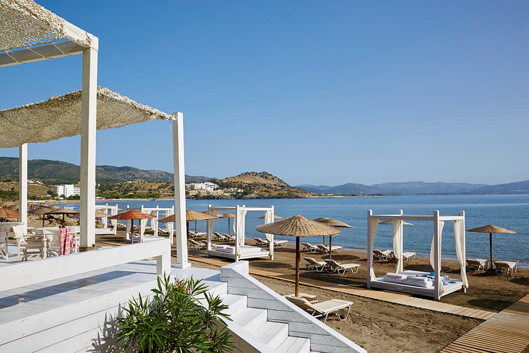 Lindos Blu Luxury Hotel & Suites - plaża