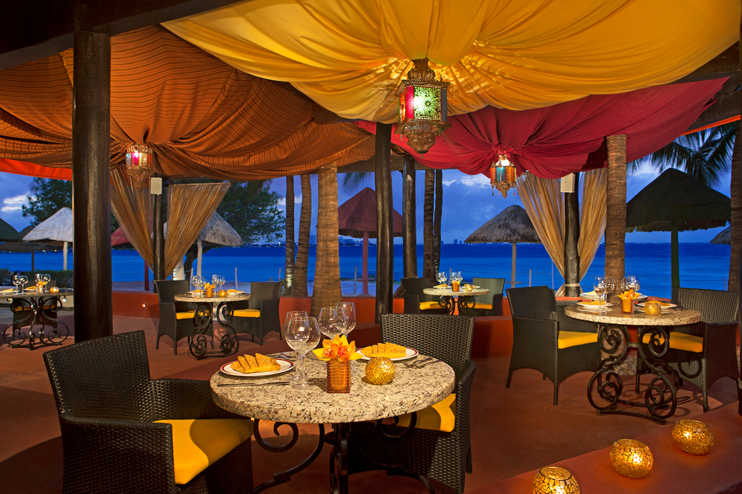 Hotel Dreams Sands Cancun Resort & Spa - restauracja Olio